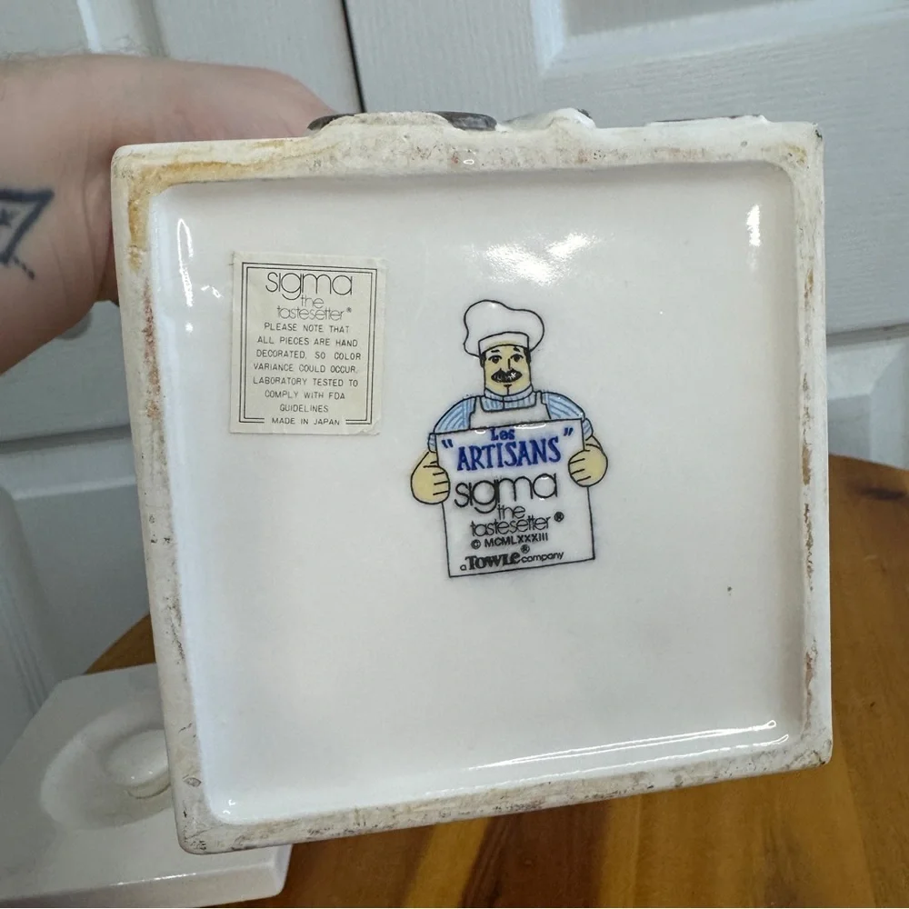 Towle company sigma les‎ artisan chef kitchen canister
